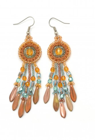 Macrame Spear Earrings Macrame Spear Earrings